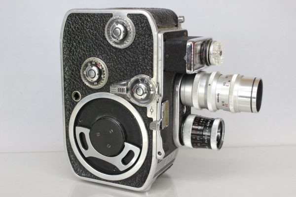 Paillard Bolex B8L Vintage 8mm Cine Movie Film Camera With Twin Lens