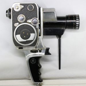 Paillard Bolex P1 Zoom Reflex 8mm MovieCine Camera 40mm1.9 Lens + Pistol Grip
