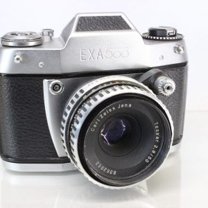 Exa 500 35mm SLR Camera with Carl Zeiss Jena Tessar f2.8 50mm Lens