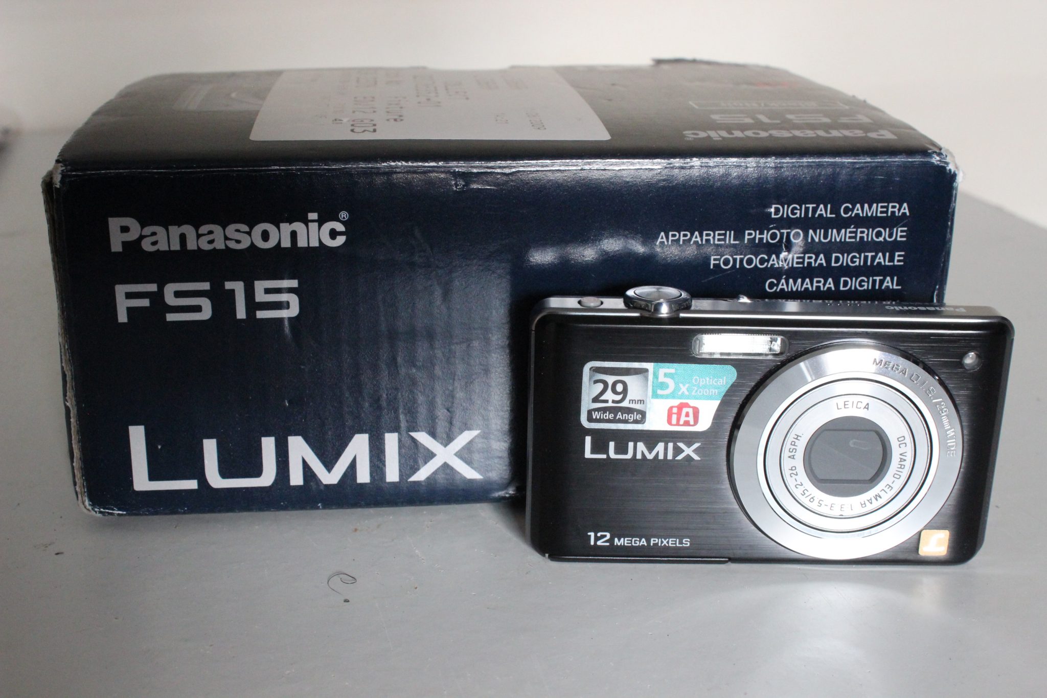 Geavanceerd aansluiten Glad Panasonic Lumix FS15 Digital Camera - Black (12.1MP, 5x Optical Zoom) 2.7"  LCD - PHOTOCapital